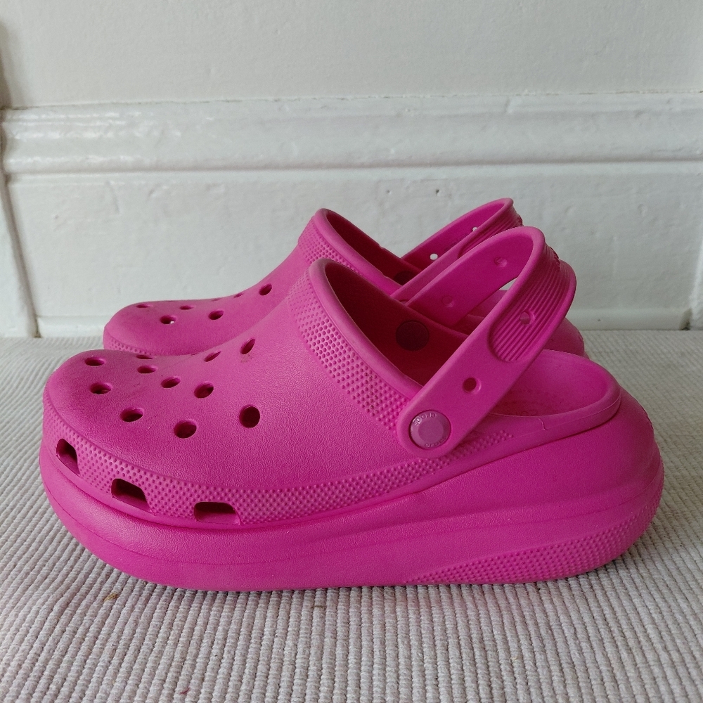 Women’s Crocs Platform Pink 9
